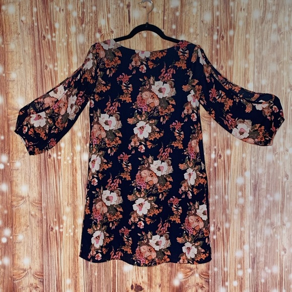 Lulus Shifting Dear Dress Size Small Cold Shoulder 3/4 Sleeves. Party Dress - Picture 3 of 9